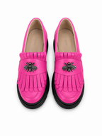Pantofi Casual Dama Florența culoare magenta box