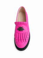 Pantofi Casual Dama Florența culoare magenta box