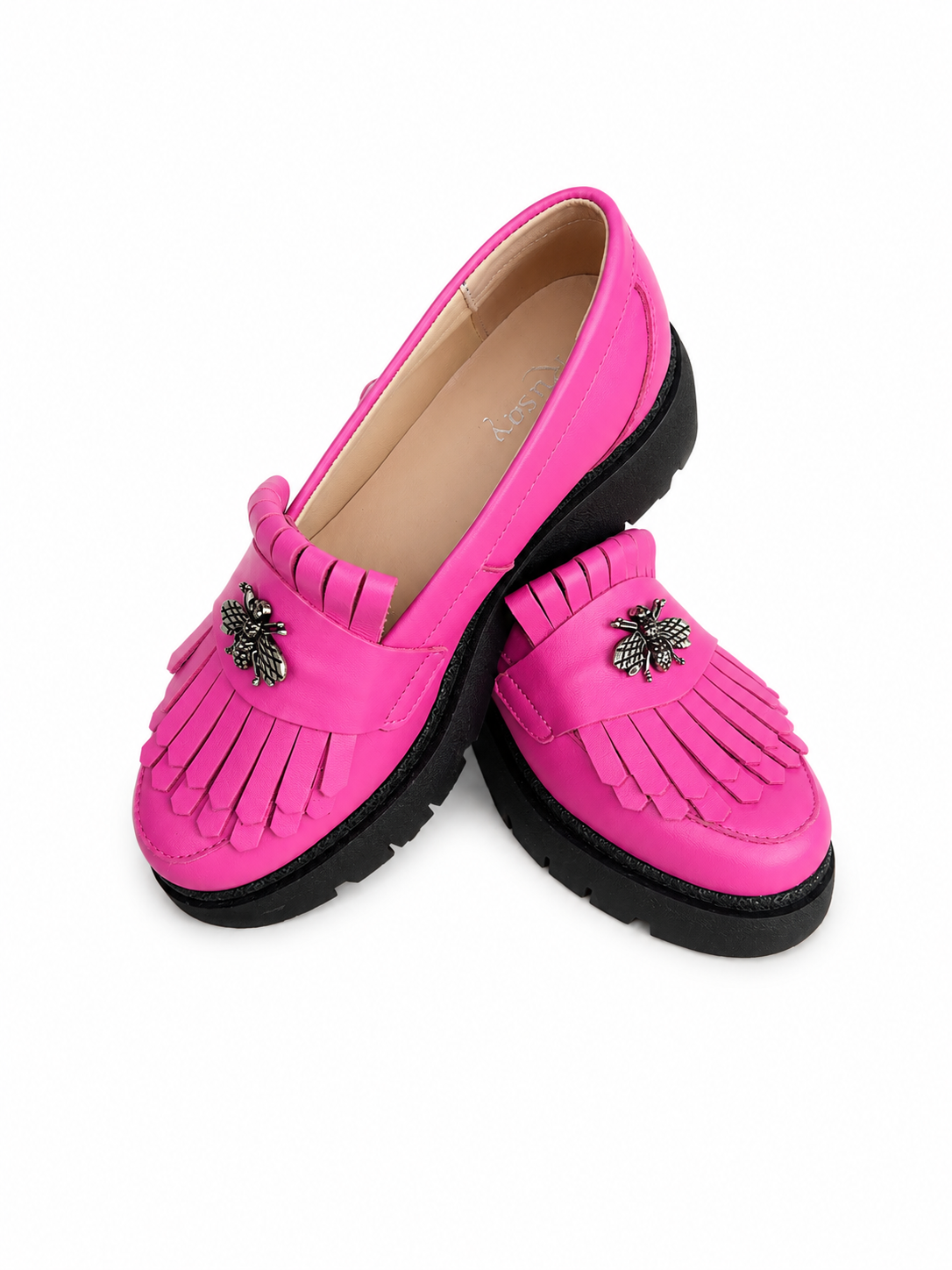 Pantofi Casual Dama Florența culoare magenta box