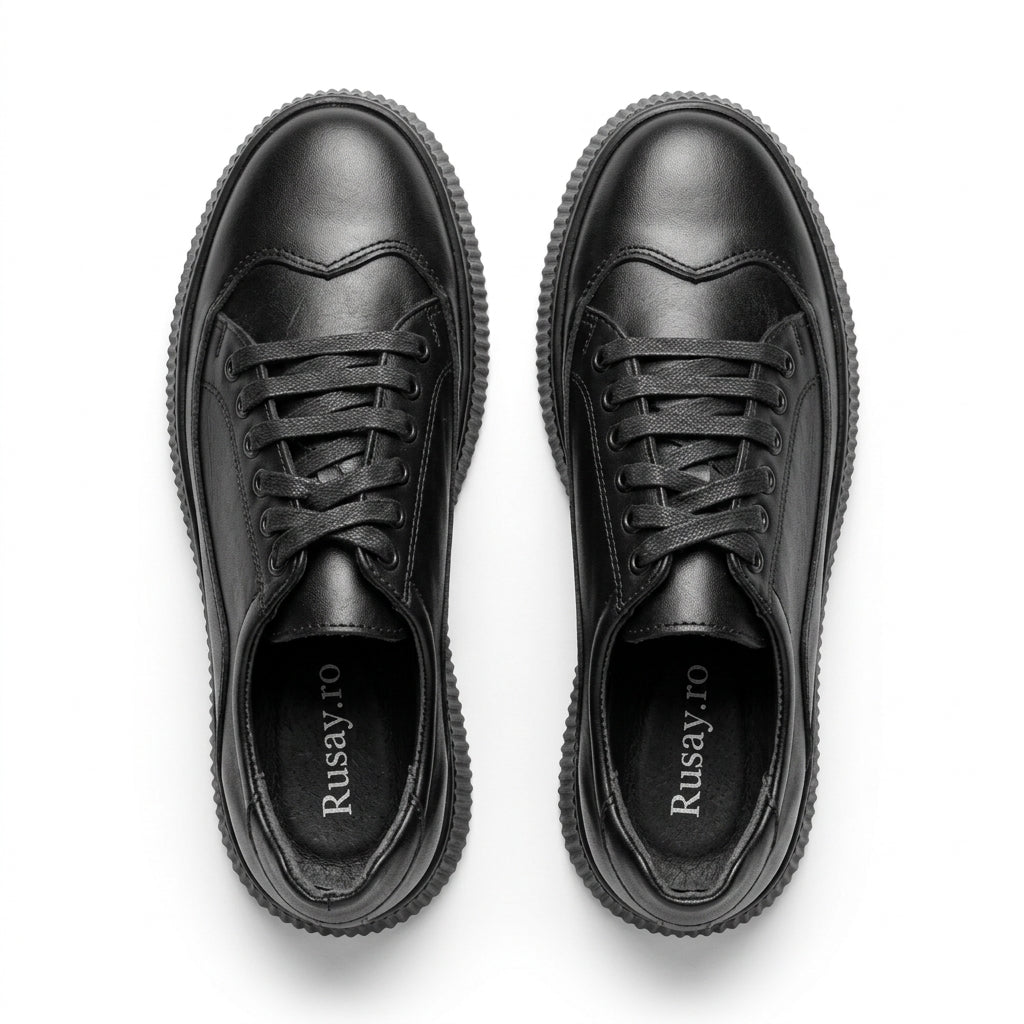 Pantofi Dama Casual Adidasi cod EMA Negru