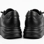 Pantofi Dama Casual Adidasi cod 19 Negru siret eleastic usor de incaltat