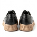 Pantofi Dama Casual Adidasi cod EMA Negru+ talpa bej