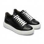 Adidasi Barbati Sneaker Croco Negru A