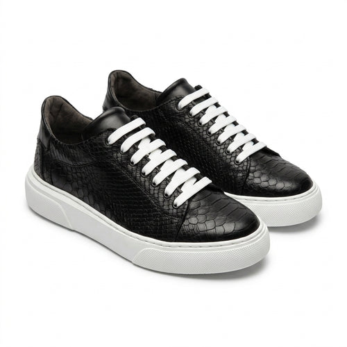 Adidasi Barbati Sneaker Croco Negru A