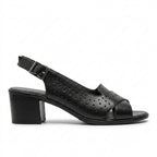 Sandale Dama 702 Negru toc 5 cm