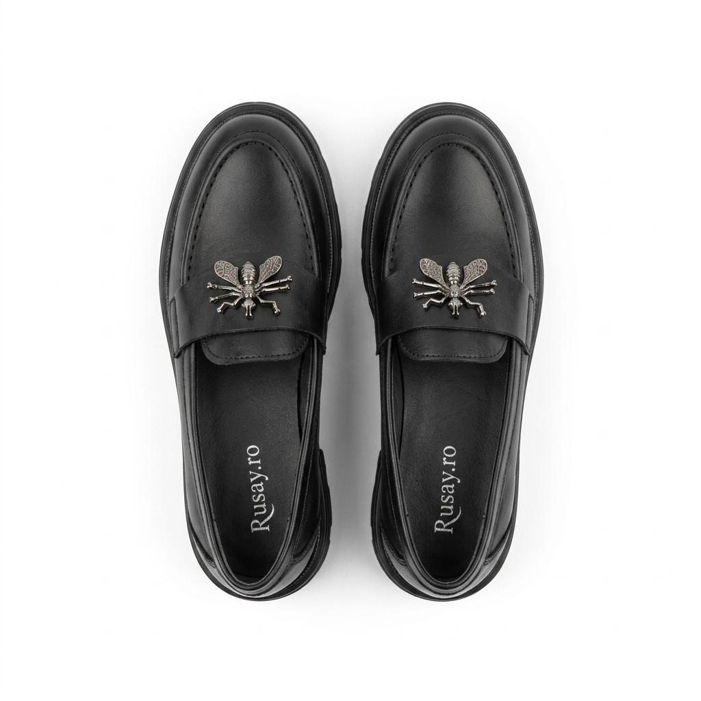 Pantofi Casual Dama Micǎ Negru
