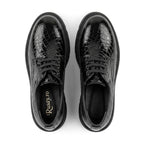 Pantofi Casual Dama 47 Croco Negru