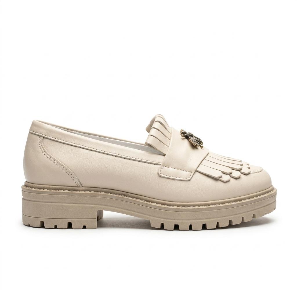Pantofi Casual Dama Florența Bej