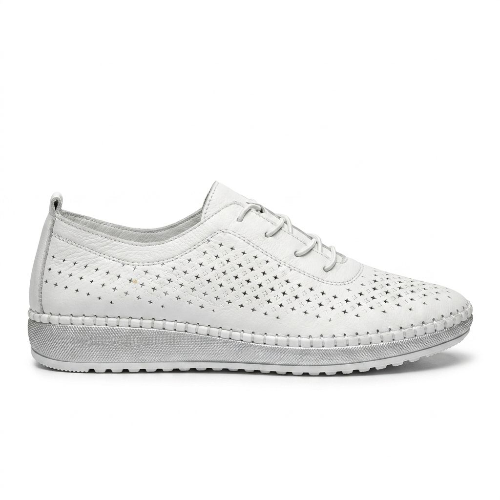Pantofi Dama Casual 102 Alb