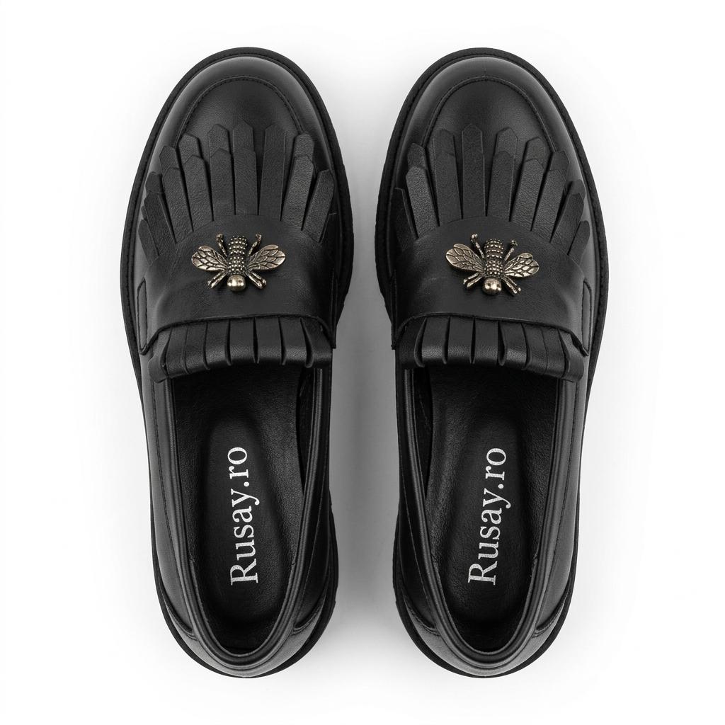 Pantofi Casual Dama Florenta Negru